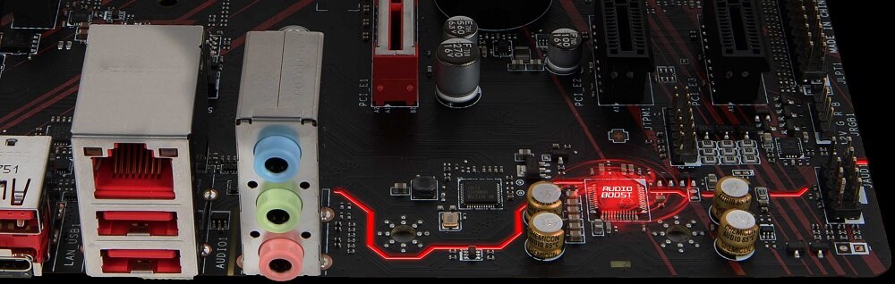 Płyta główna MSI B360 Gaming Plus  - dzwiek 