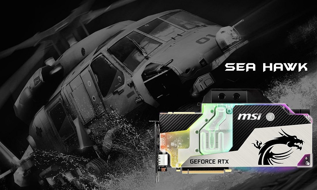 Karta graficzna MSI GeForce RTX 2080 Sea Hawk EK X 8GB - Karta graficzna