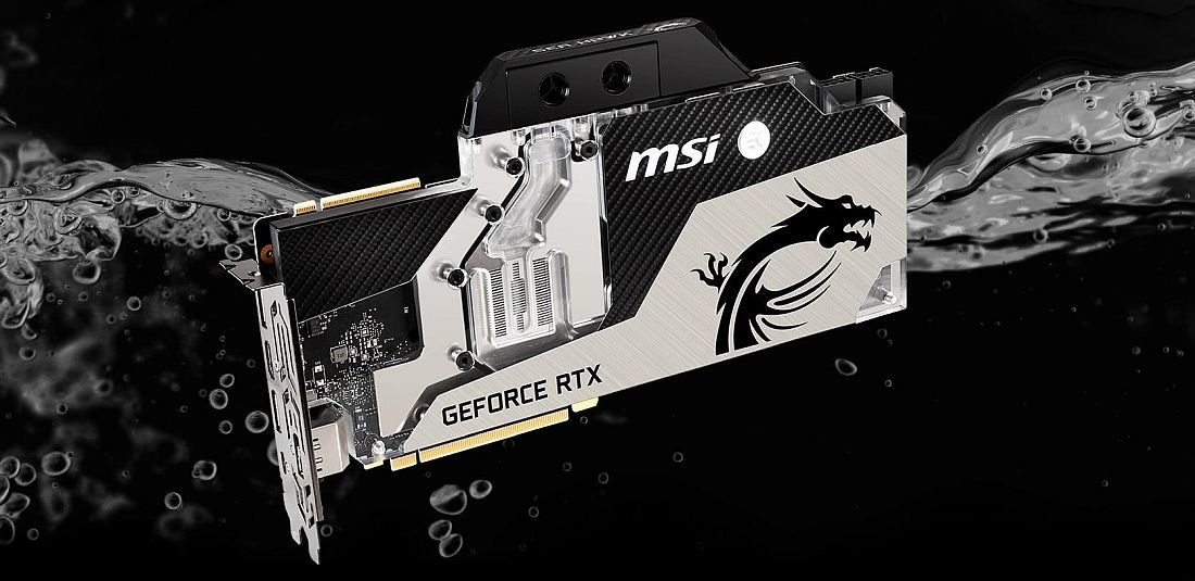 Karta graficzna MSI GeForce RTX 2080 Sea Hawk EK X 8GB - chłodzenie cieczą