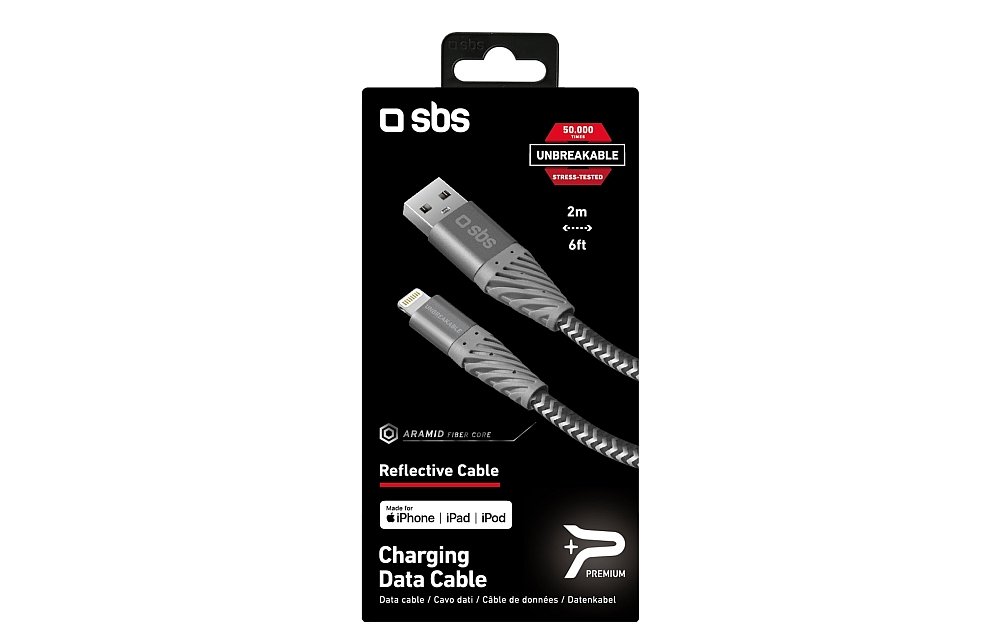 Kabel USB SBS UNBRAKABLE długość