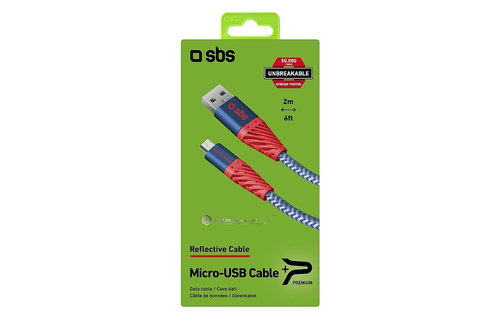 Kabel USB SBS UNBRAKABLE długość