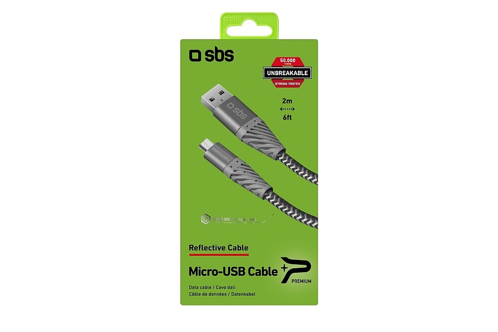 Kabel USB SBS UNBRAKABLE długość