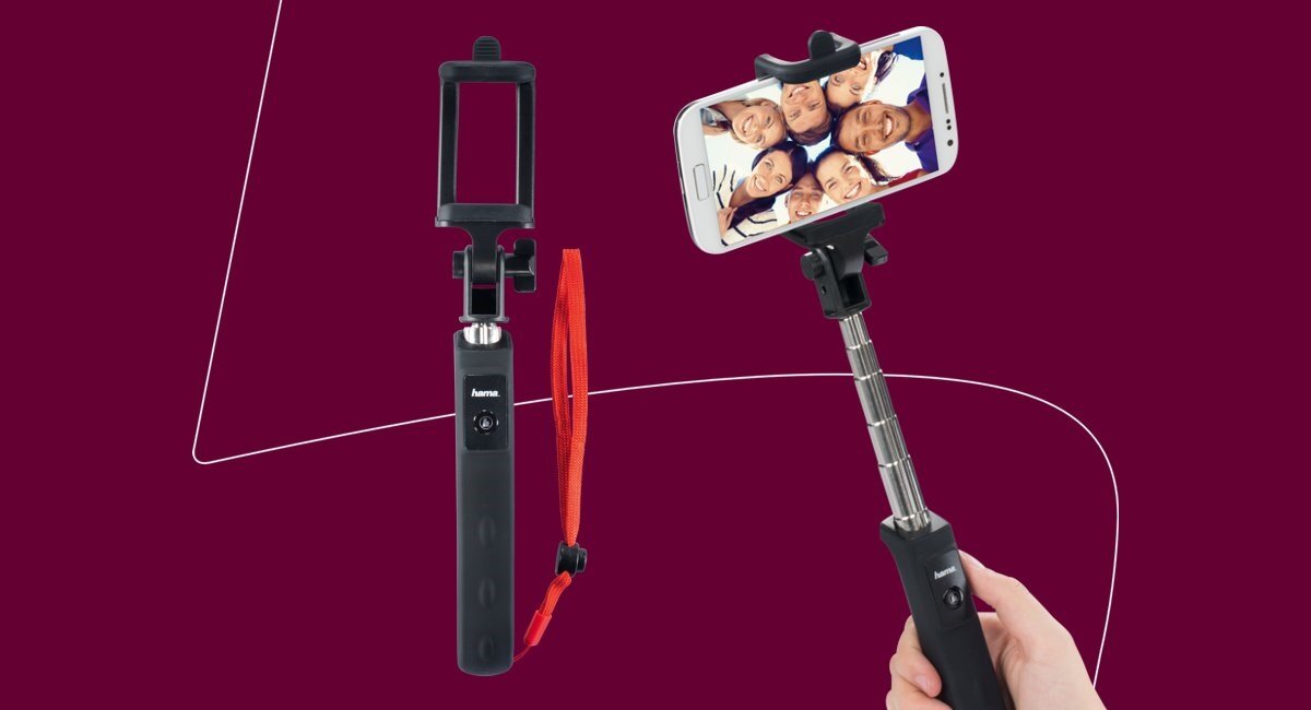 Niezbędny gadżet, miłośnicy fotografii, selfie stick Hama Fun 70