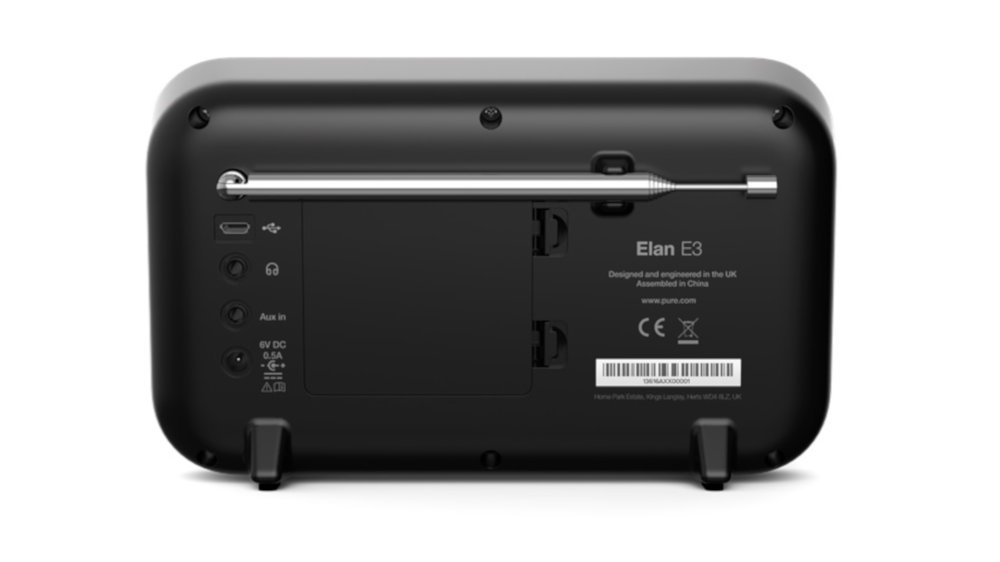 Radio PURE ELAN E3 Bialo Czarny - Dźwięk