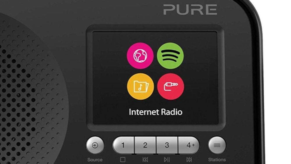 Radio PURE Elan IR3 Czarny - Wyświetlacz