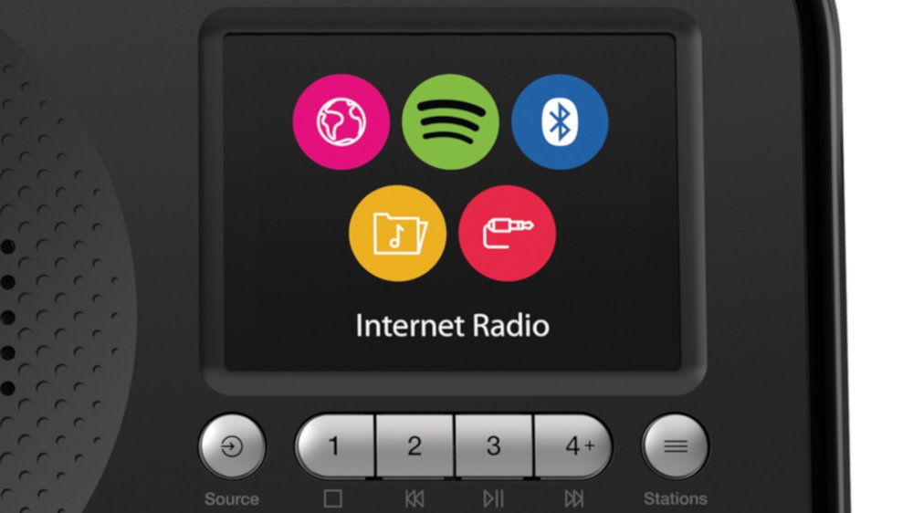 Radio PURE Elan IR5 Czarny - Wyświetlacz