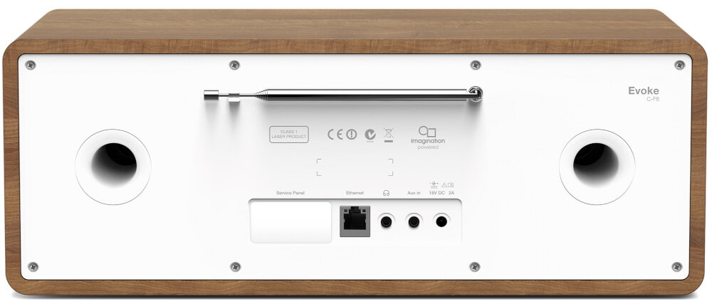 Radioodtwarzacz PURE Evoke C-F6  - złącza