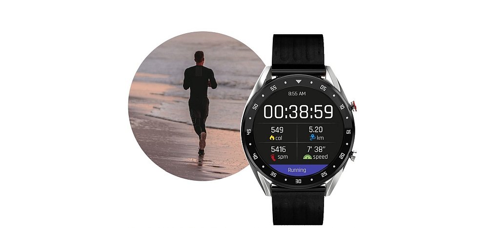 Smartwatch MOTUS Classic czujnik