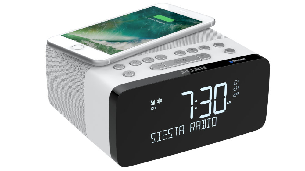 Radiobudzik PURE Siesta Charge Bialy - Funkcja Ładowania