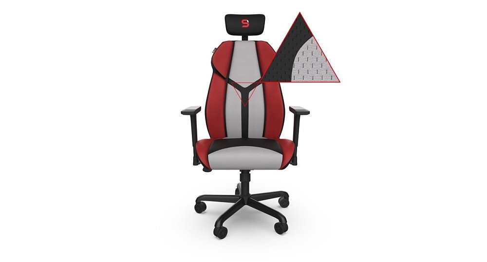 Fotel SPC GEAR EG450 materiał