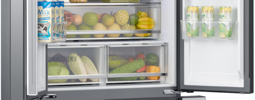 Lodówka MIDEA HQ-610RWEN - Szuflada