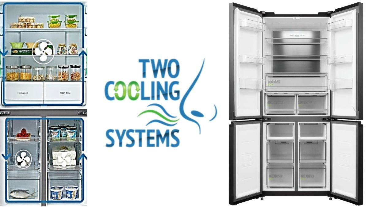 Lodówka MIDEA HQ-623RWEN - Two Cooling