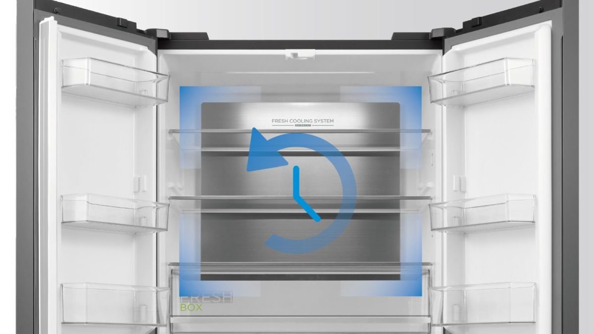 Lodówka MIDEA HQ-610RWEN - Metal Cooling