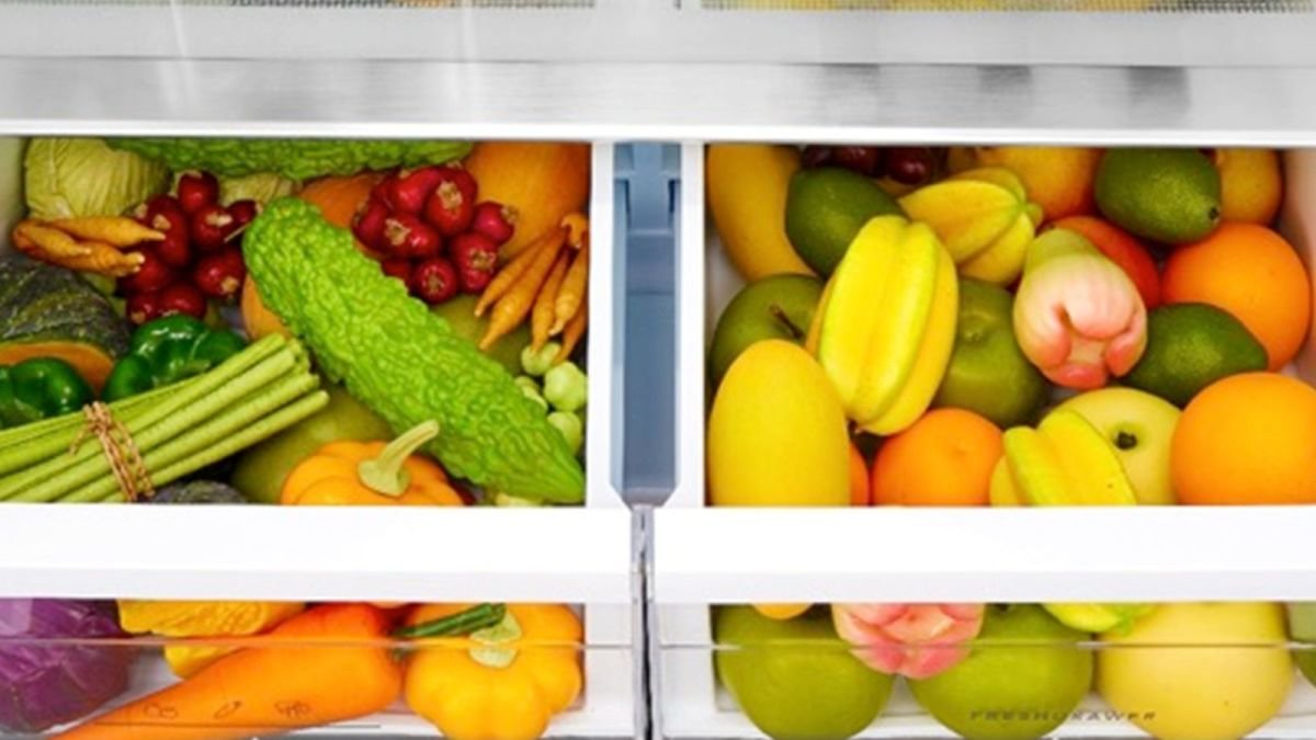 Lodówka MIDEA HQ-610RWEN - Szuflada