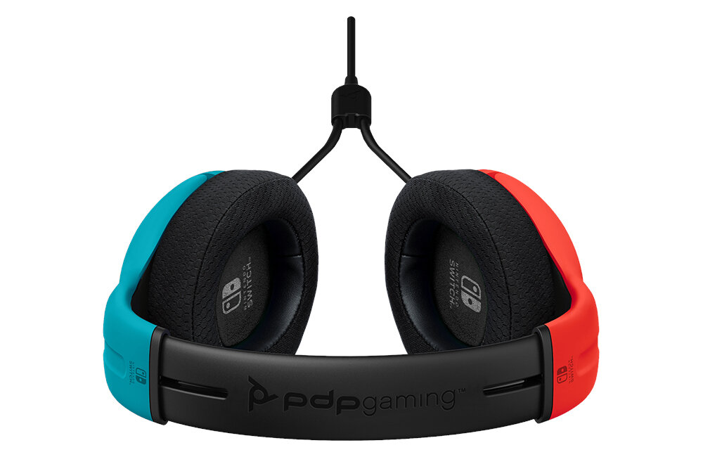 SŁUCHAWKI NINTENDO SWITCH PDP PRZEWODOWE LVL40 neodymowe magnesy 40 mm