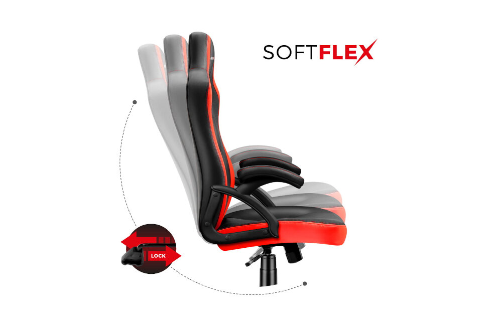 FOTEL HUZARO FORCE 4.2 bujanie się softlex mechanizm