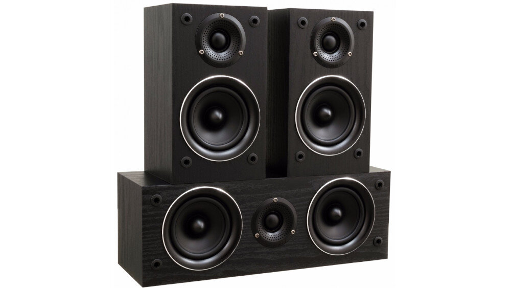 Kino domowe ONKYO TX-SR393B + TAGA TAV-506  - kolumny