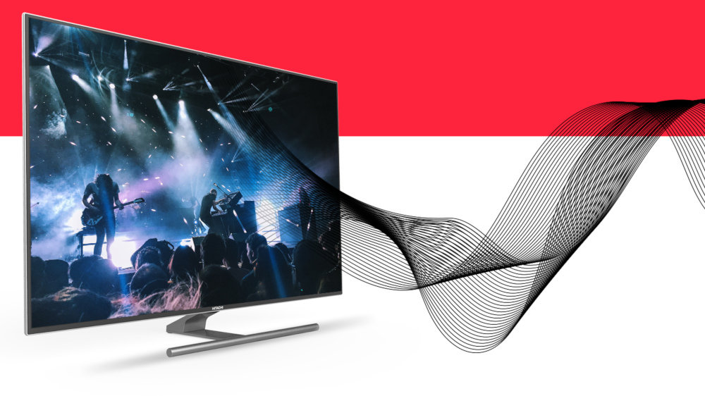 Telewizor HITACHI LED 55HK6100W - Dźwięk