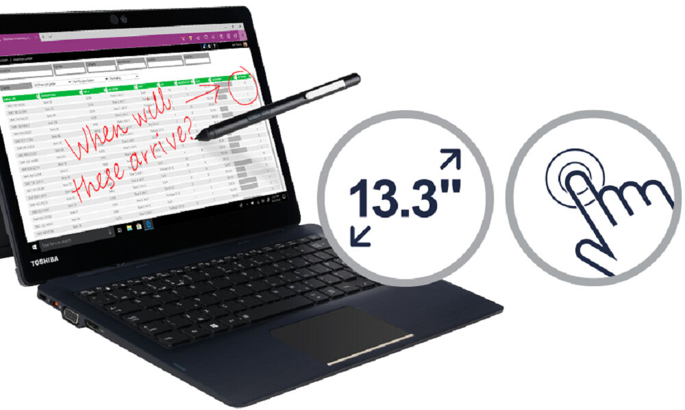 Laptop TOSHIBA DYNABOOK Portege X30-F-159 - Klarowny obraz gwarancją komfortu 13.3