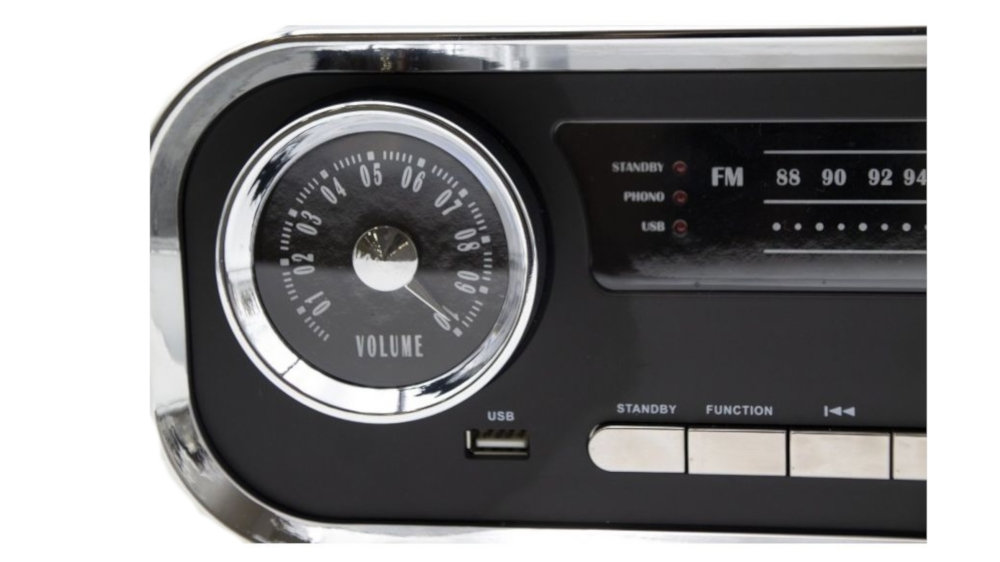 Gramofon LAUSON 01TT16 Retro Czarny - Bluetooth