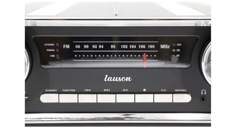 Gramofon LAUSON 01TT16 Retro Czarny - Tuner FM