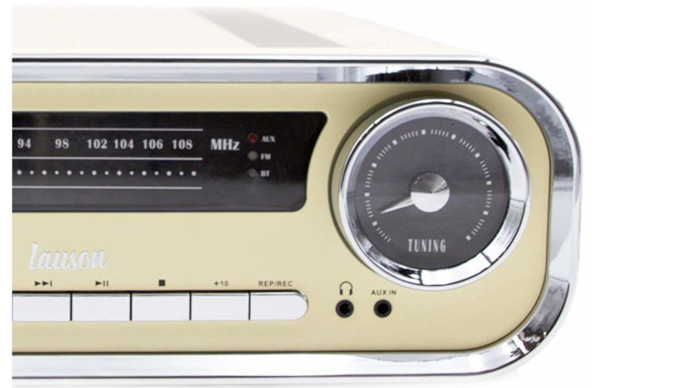 Gramofon LAUSON 01TT15 Retro Kremowy - Bluetooth