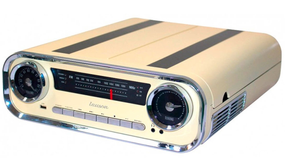 Gramofon LAUSON 01TT15 Retro Kremowy - Wykonanie