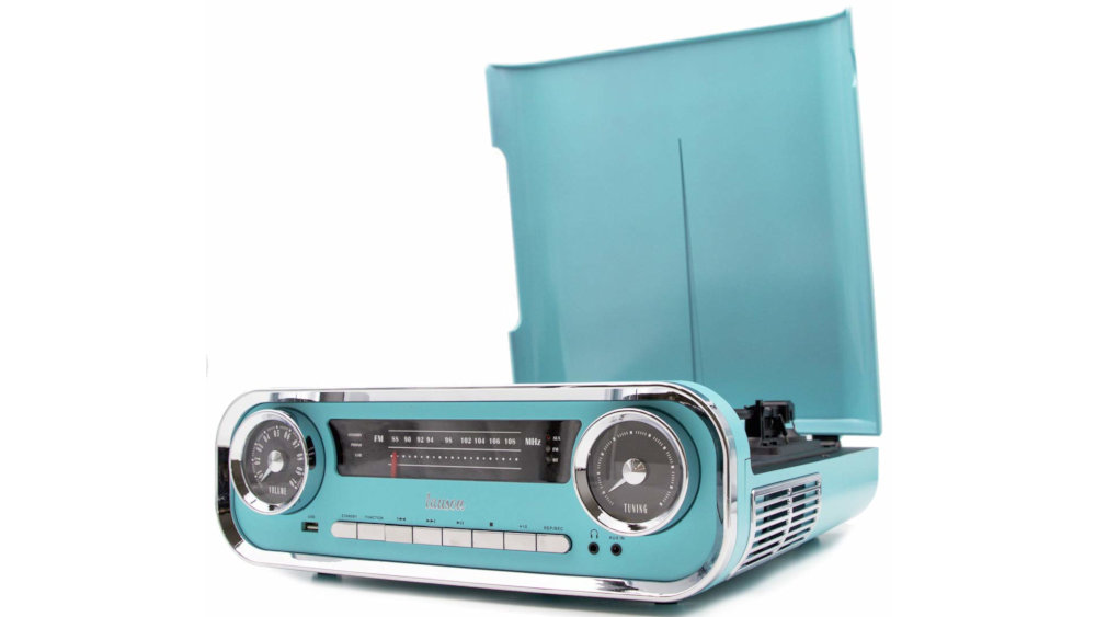 Gramofon LAUSON 01TT18 Retro Niebieski - Ogólny