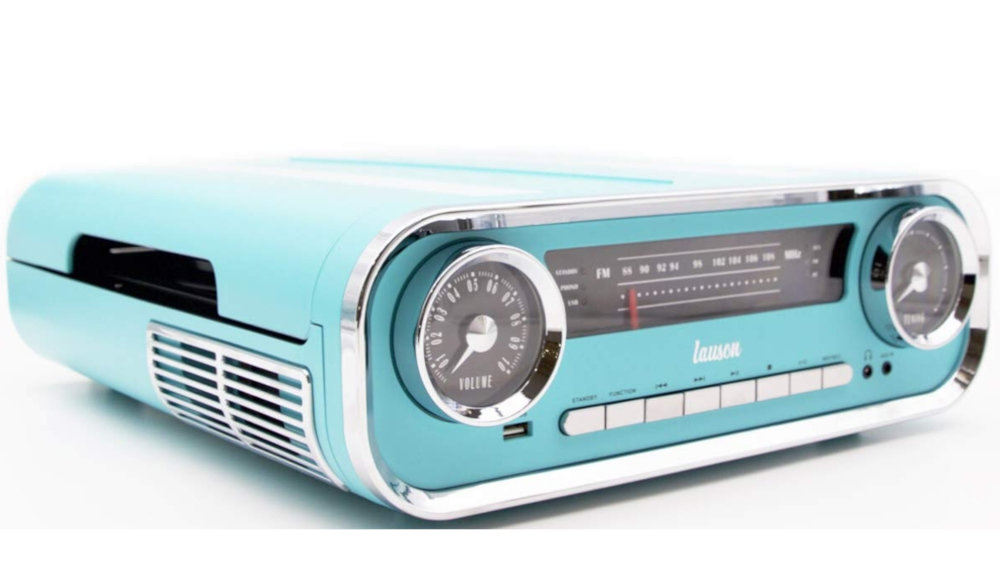 Gramofon LAUSON 01TT18 Retro Niebieski - Wykonanie