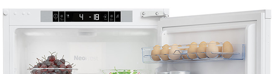 Lodówka BEKO BCNA275E21S - Wyświetlacz elektroniczny