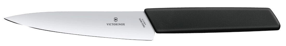 Nóż VICTORINOX Swiss Modern 6.9013.15B wykonanie drzewo orzechowe materiał PPC Polypropylen Copolymere