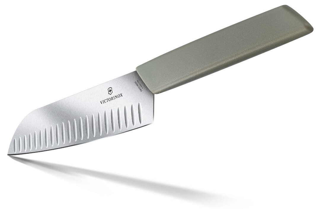 Nóż VICTORINOX Swiss Modern 6.9056.17K6B  rękojeść wykonanie trwała lekka materiał sytentyczny łatwa pielęgnacja ergonomiczny kształt krojenie