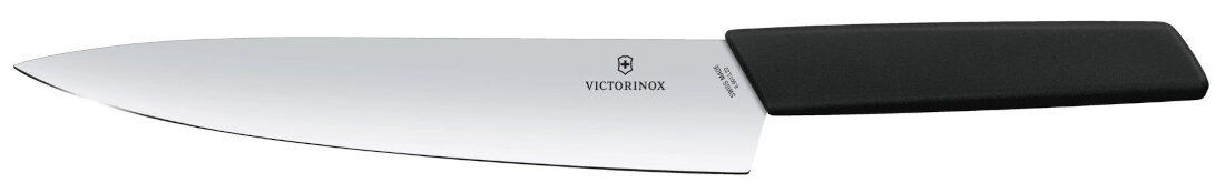 Nóż VICTORINOX Swiss Modern 6.9013.22B kompaktowa forma ostrze długość wykonanie stal nierdzewna ostrość Smukła konstrukcja precyzja cięcie składniki szpiczasta końcówka  obierania wykrawania usuwania rdzenia