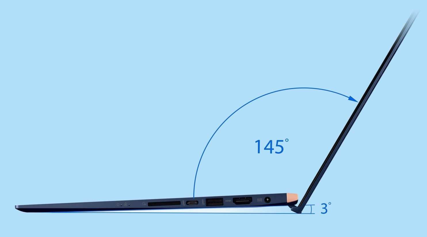 Laptop ASUS ZenBook 15 UX534FTC - ErgoLift