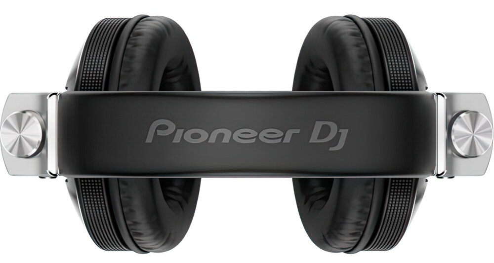 Słuchawki nauszne PIONEER HDJ-X10 mechanizm auto-powrotu, łatwe przechowywanie, słuchawki nauszne od góry na białym tle