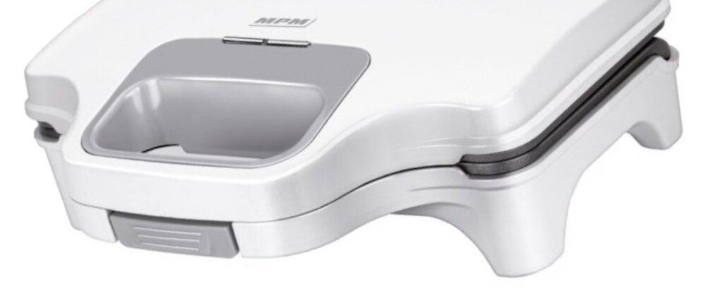 Opiekacz MPM MOP-34 dwie lampki kontrolne moc 900 W wyposazenie wbudowany termostat  zasilanie