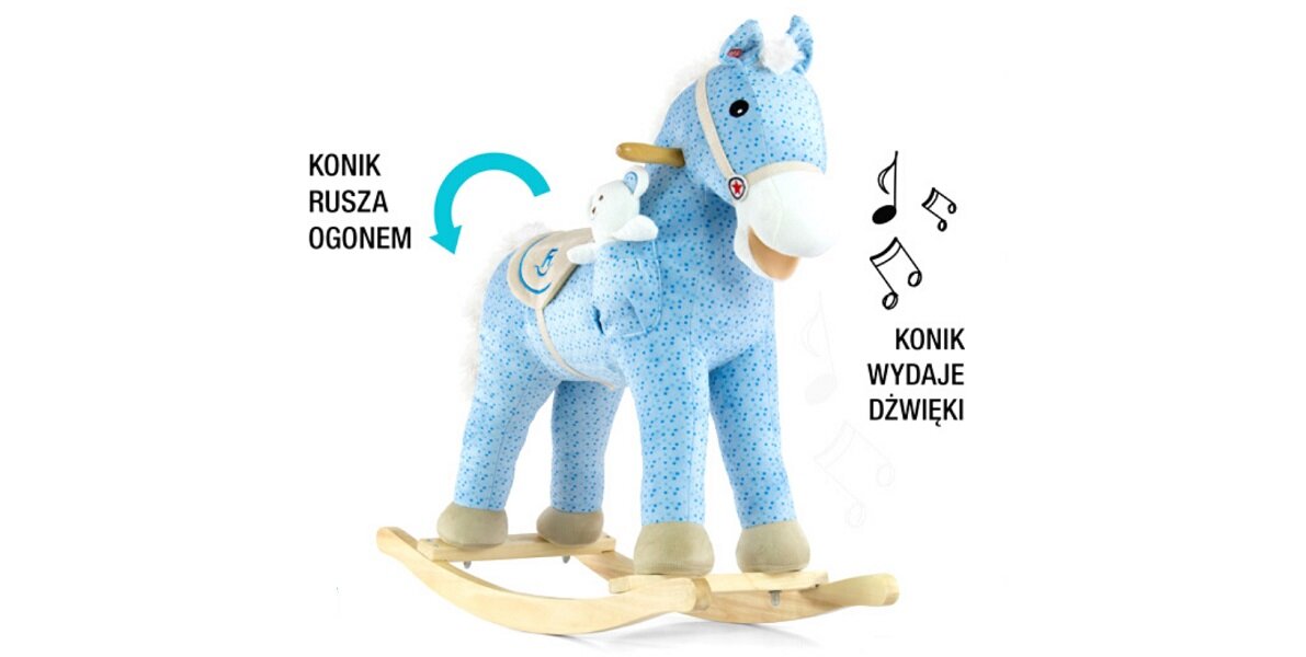 Koń na biegunach MILLY MALLY Pony galopuje ruchome elementy