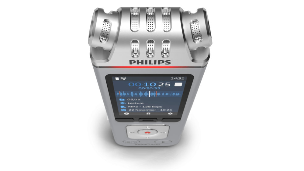 Dyktafon PHILIPS DVT4110 - Wyświetlacz