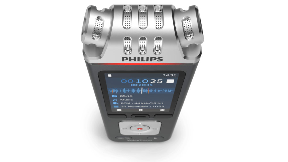 Dyktafon PHILIPS DVT7110 - Wyświetlacz