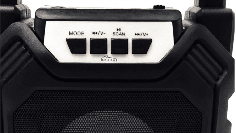 Głośnik mobilny MEDIA-TECH MT3164 - sterowanie