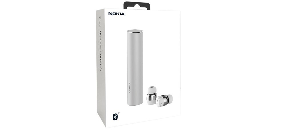 Słuchawki dokanałowe NOKIA BH-705 Srebrny opakowanie