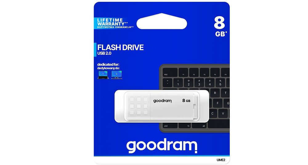 Pendrive GOODRAM UME2 Wygodne opakowanie
