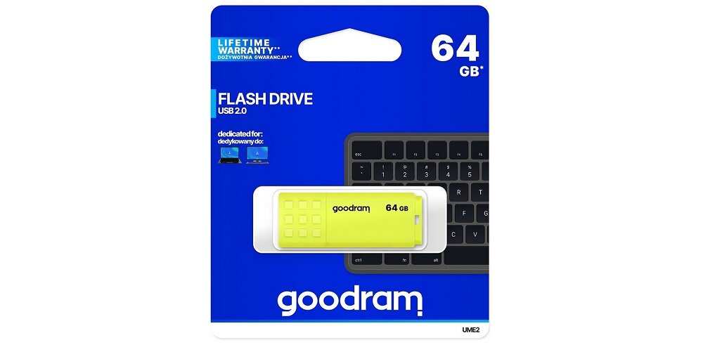 Pendrive GOODRAM UME2 Wygodne opakowanie