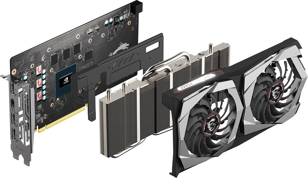 Karta graficzna MSI GeForce GTX 1650 Super Gaming X 4GB - Twin FROZR 7 