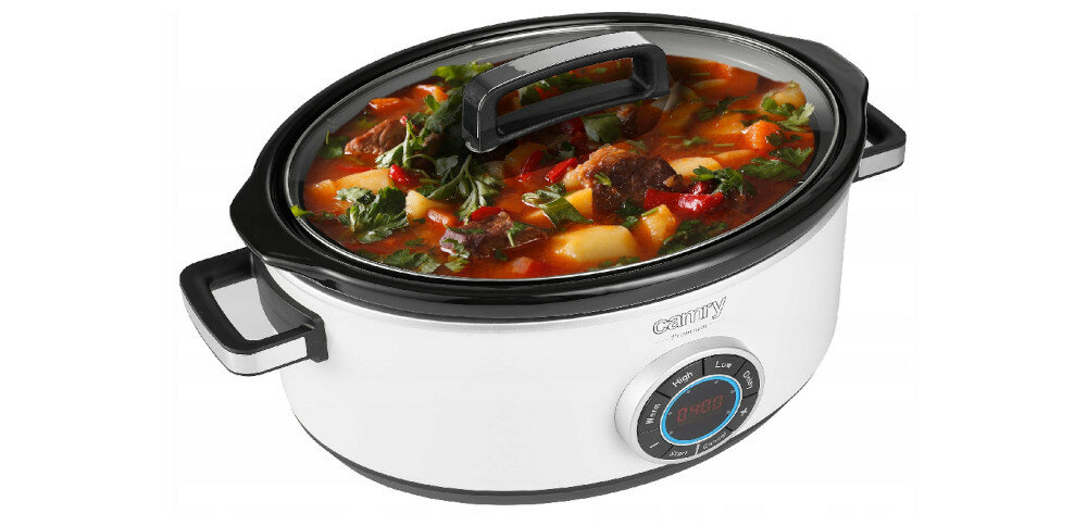 Wolnowar CAMRY CR 6410 Biały wygoda przyjemne gotowanie