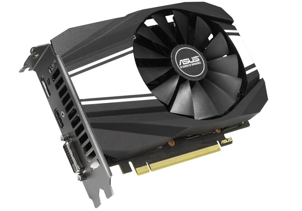 Karta graficzna ASUS GeForce GTX1650 Super OC Phoenix 4GB - wydajna pamięć 4GB GDDR 6 rozbudowany interfejs progrmistyczny