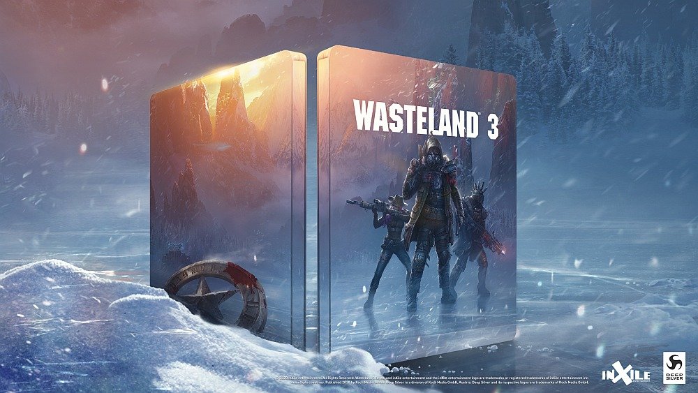 gry PC ps4 xbox 2019 2020 komputerowe na komputer najlepsze Wasteland 3 steelbook