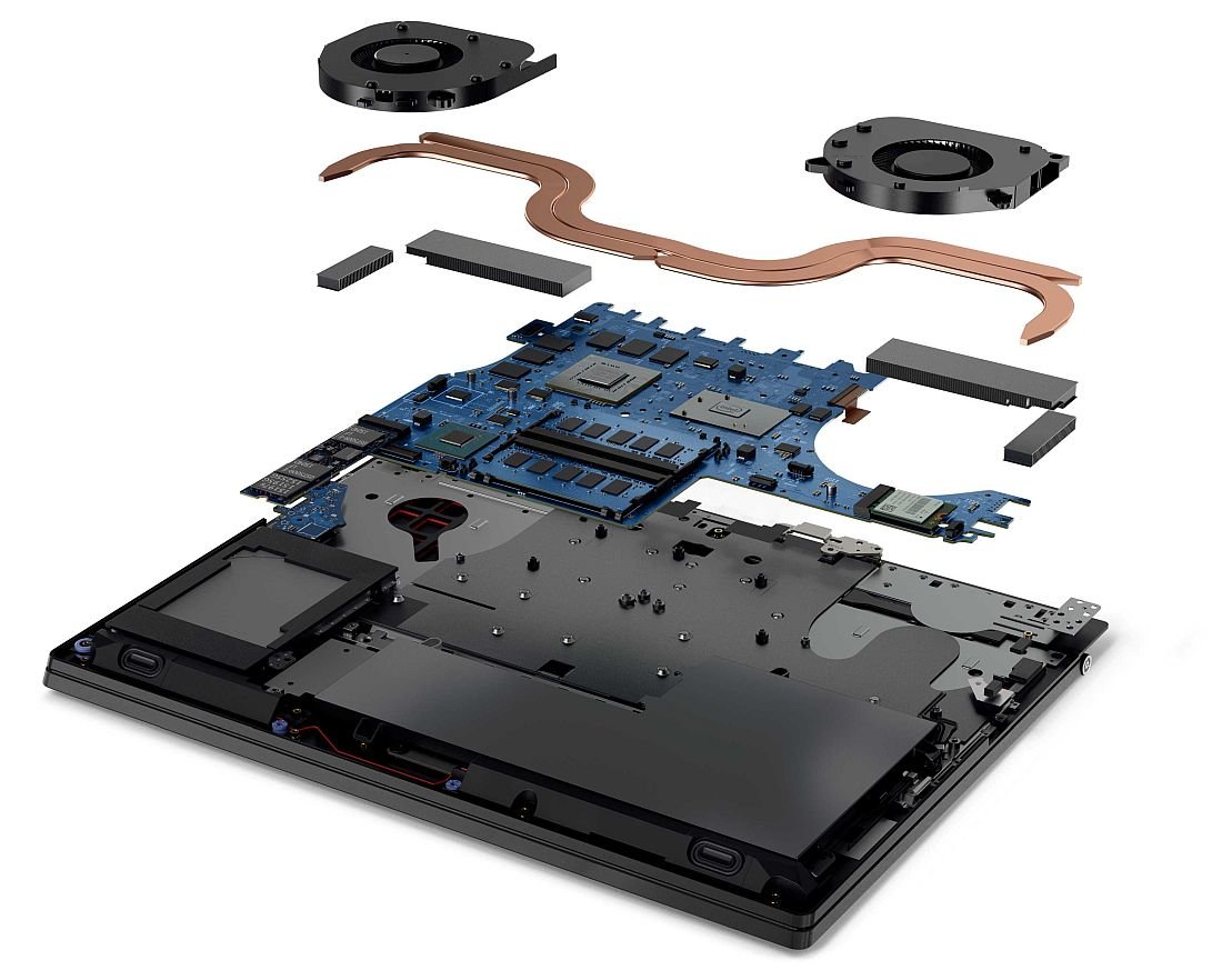 Laptop LENOVO Legion Y7000 - system chłodzenia