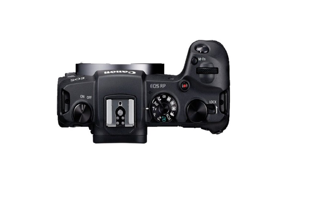 APARAT CANON EOS RP ADP EU26 poł kilograma wizjer OLED odchylany ekran dotykowy jakość obrazu pięcioosiowy stabilizator regulowana ostrość obrazu mechanizm AF funkcja Eye AF