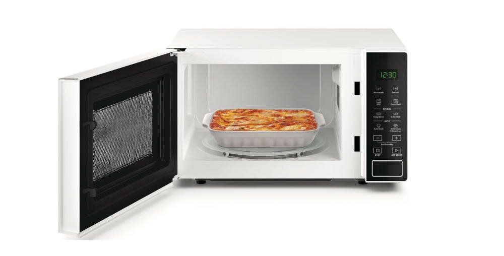 WHIRLPOOL-MWP-203-W kuchenka mikrofalowa funkcja szybkie podgrzewanie jet start nagrzewanie temperatura rozmrażanie yogurt emalia odporna na temperatury łatwa w czyszczeniu